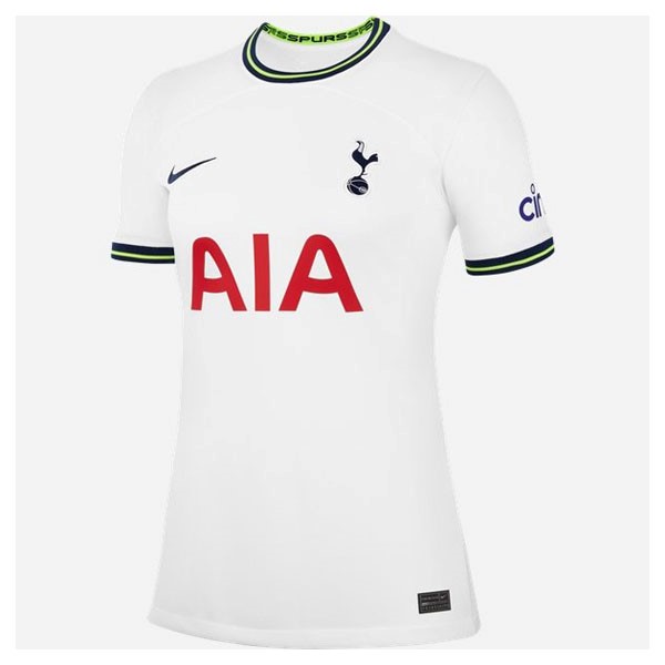 Camiseta Tottenham Primera equipo Mujer 2022-2023 Blanco